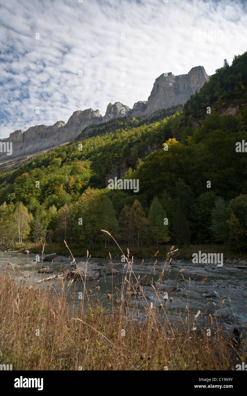 Parco Nazionale di Ordesa y Monte Perdido, Pirenei spagnoli, Huesca, Aragona, Spagna Foto Stock