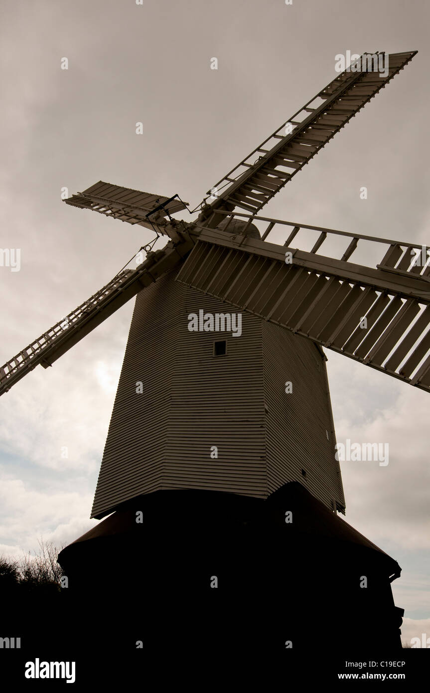 Jack e Jill windmill,clayton,east sussex,l'Inghilterra,uk,l'Europa Foto Stock