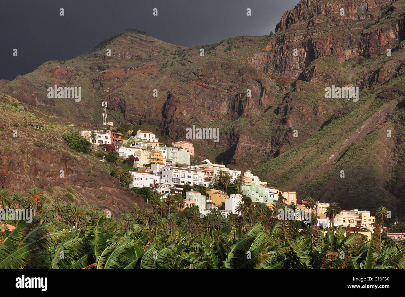 La Calera, Valle Gran Rey, La Gomera, Spagna Foto Stock