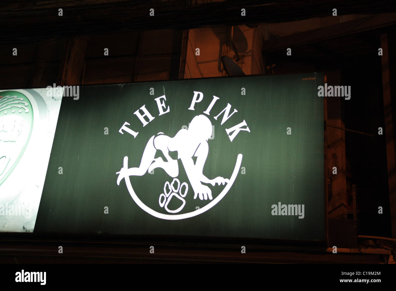 Il Pink Go Go Bar di Patpong , della Thailandia Foto Stock