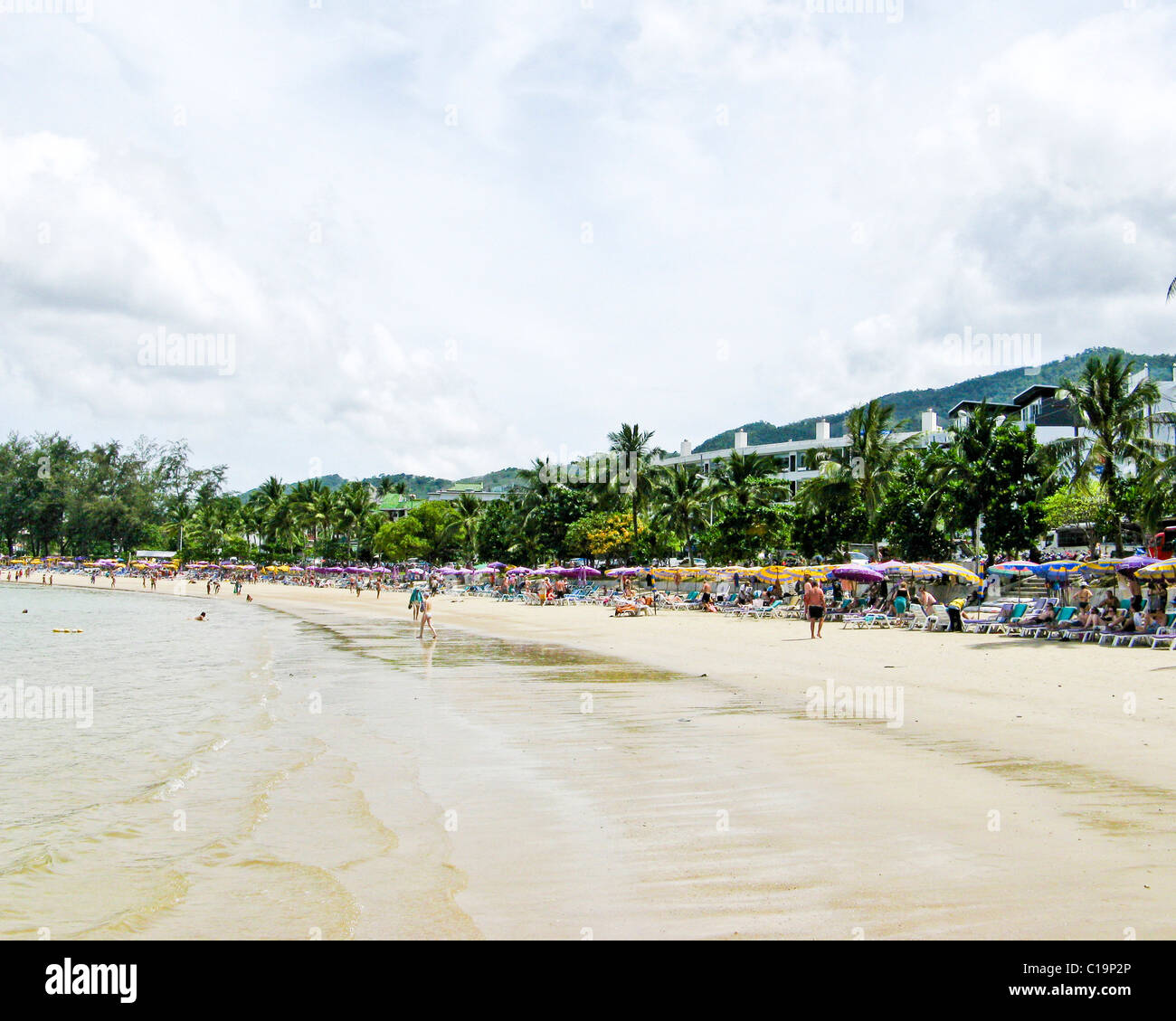 La spiaggia di Patong, Phuket, Tailandia, Foto Stock