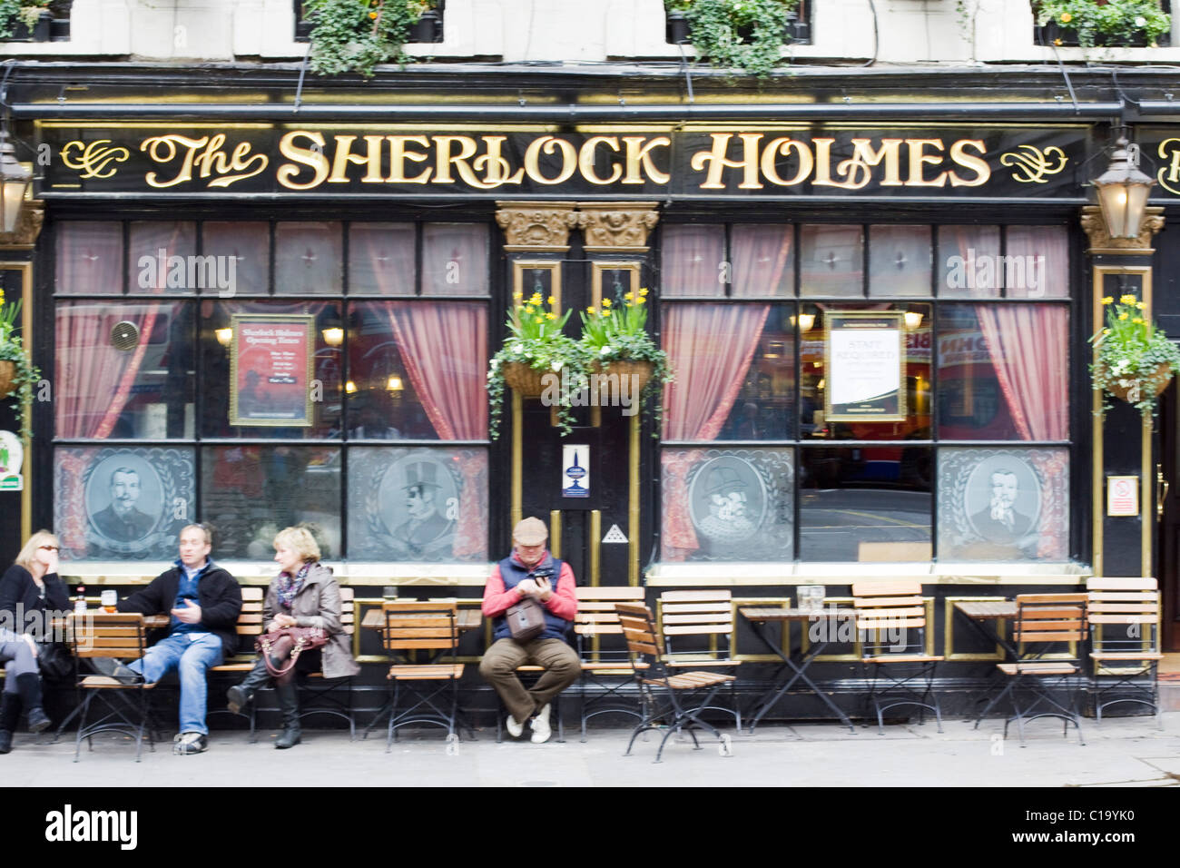 Il Sherlock Holmes Public House di Londra Inghilterra Foto Stock