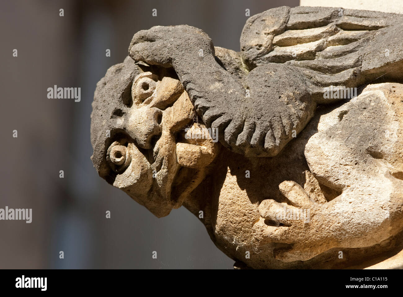 Ornamento della cappella in Christ Church College di Oxford University, Oxfordshire, England, Regno Unito Foto Stock