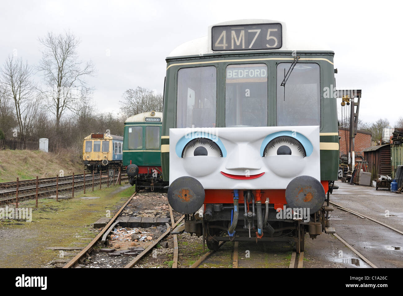 Diesel Multiple Unit con thomas il serbatoio faccia Foto Stock