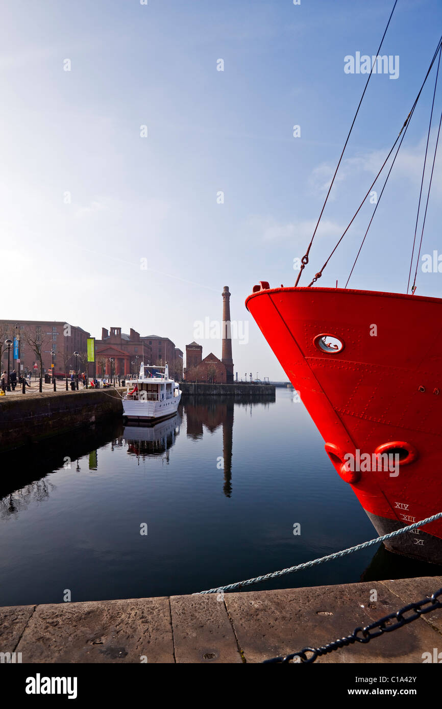 L'Albert Dock di Liverpool Merseyside Regno Unito Foto Stock