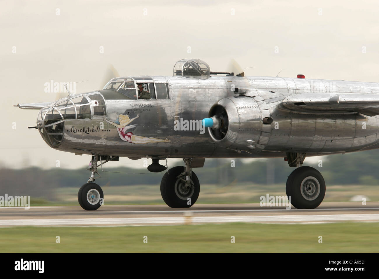 North American B-25 Mitchell guerra mondiale due bombardiere. Foto Stock