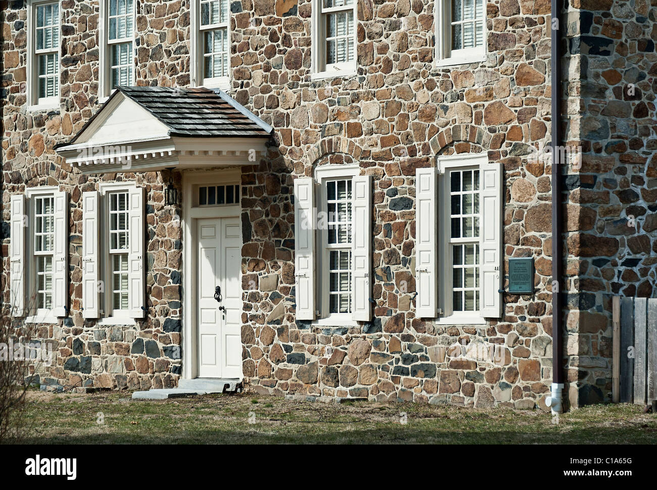 Historic waynesboro, casa del maggiore generale anthony wayne, 1745-1796, paoli, Pennsylvania, PA, Stati Uniti d'America Foto Stock