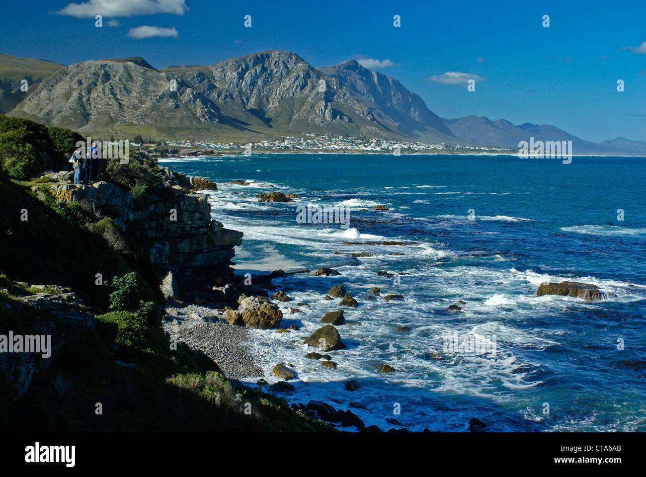 Gansbaai e Walker Bay, Western Cape, Sud Africa Foto Stock