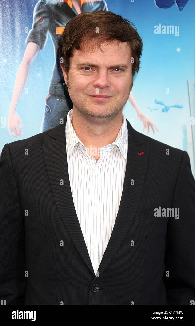 Rainn Wilson Los Angeles premiere Monsters vs Aliens tenutasi presso l'Anfiteatro Gibson Universal City Walk Los Angeles, Foto Stock