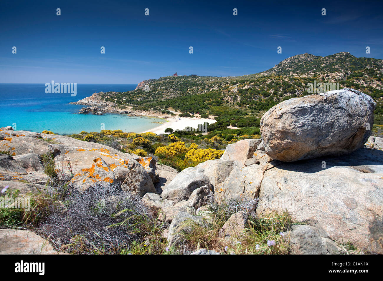 Spiaggia Di Cala Cipolla Chia Domus De Maria Ca