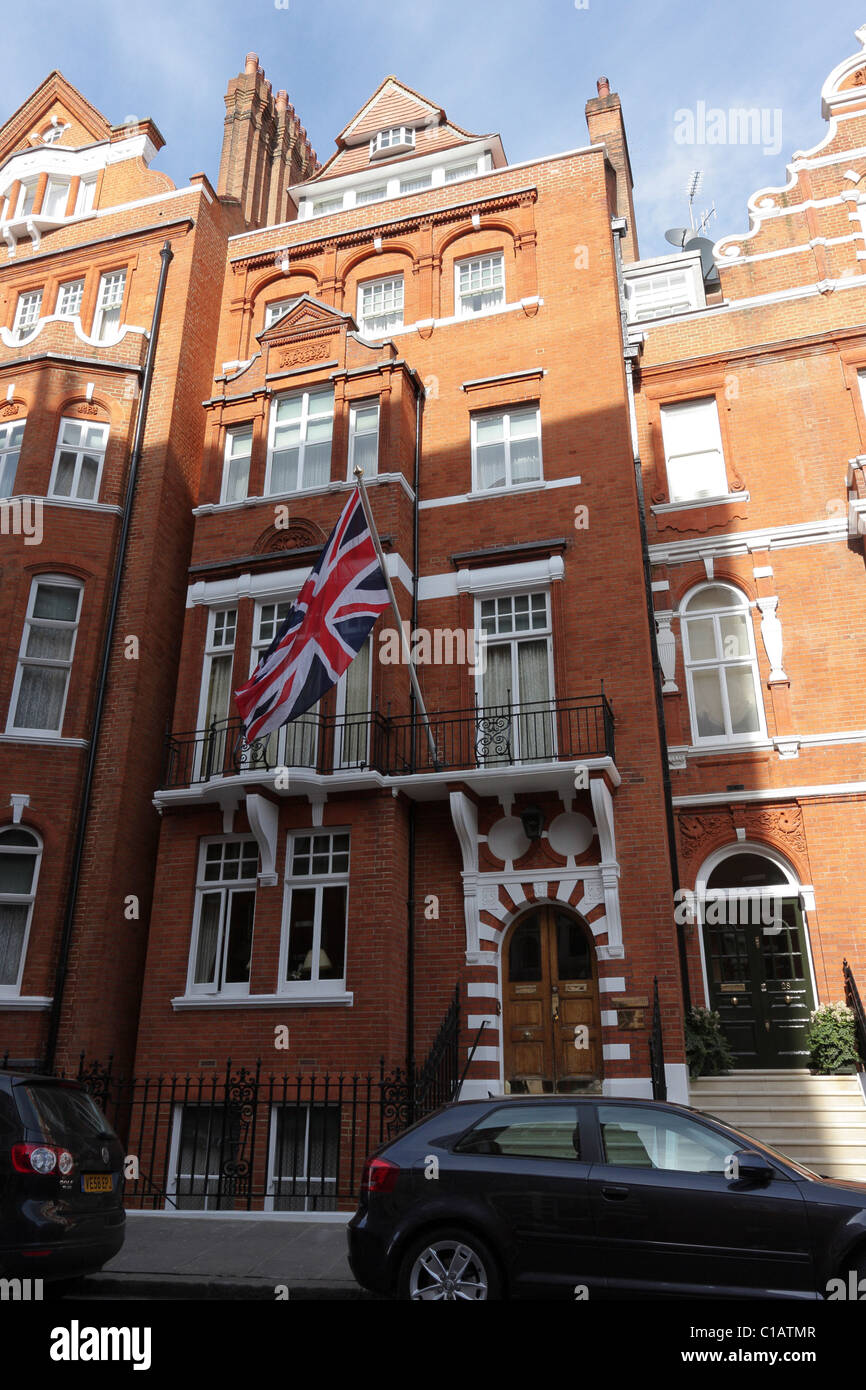 Il Draycott Hotel di Cadogan Gardens in Chelsea. Uno di Londra ampia boutique hotels. Foto Stock