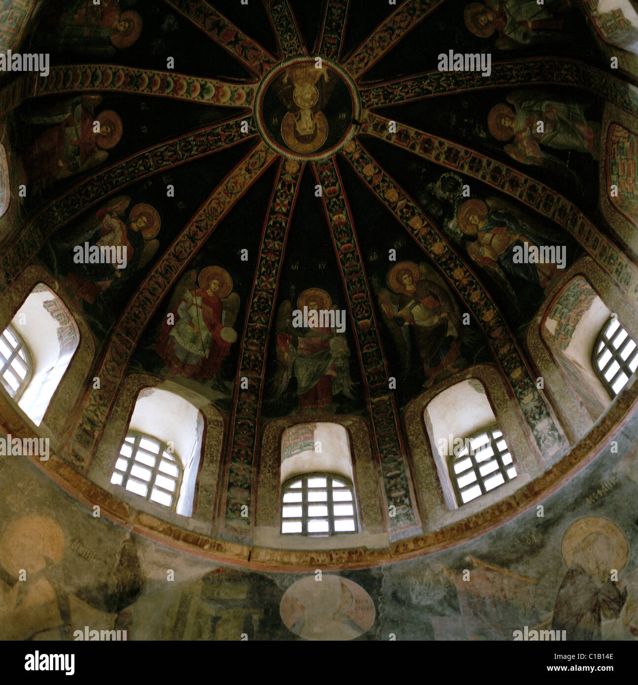 Chiesa di San Salvatore in Chora (noto anche come il Museo Kariye Muzesi [ ]) ad Istanbul in Turchia. Foto Stock