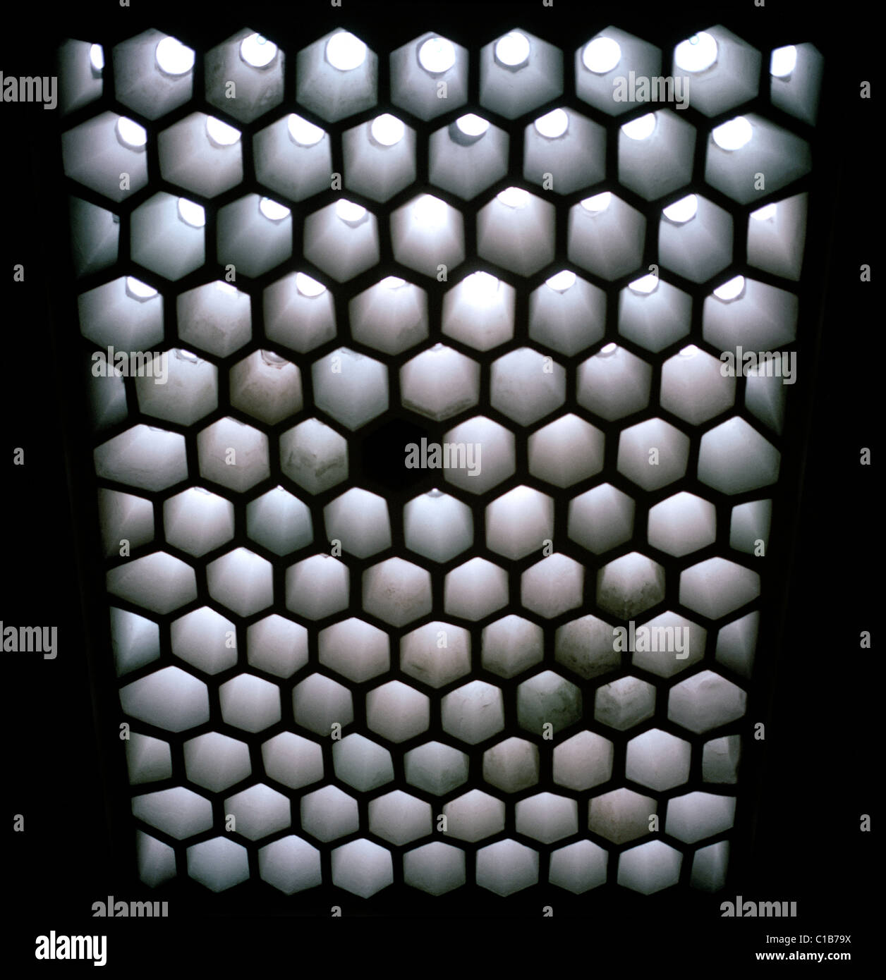 Lucernari all'Harem del Palazzo Topkapi ad Istanbul in Turchia. Foto Stock