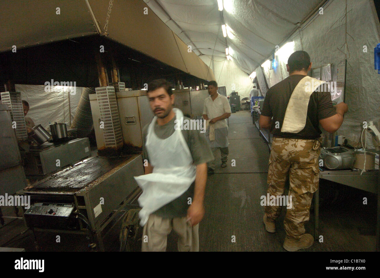 Un esercito marche sul suo stomaco e per mantenere il morale ed è importante che il cibo è buono. Foto Stock