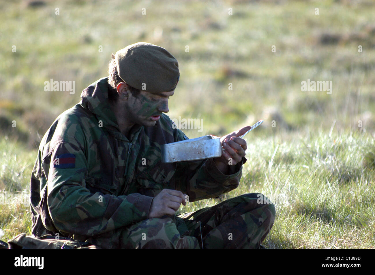 Un esercito marche sul suo stomaco e per mantenere il morale ed è importante che il cibo è buono. Foto Stock