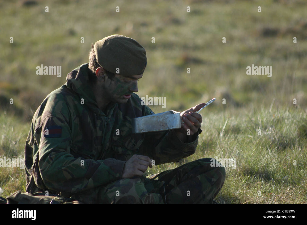 Un esercito marche sul suo stomaco e per mantenere il morale ed è importante che il cibo è buono. Foto Stock