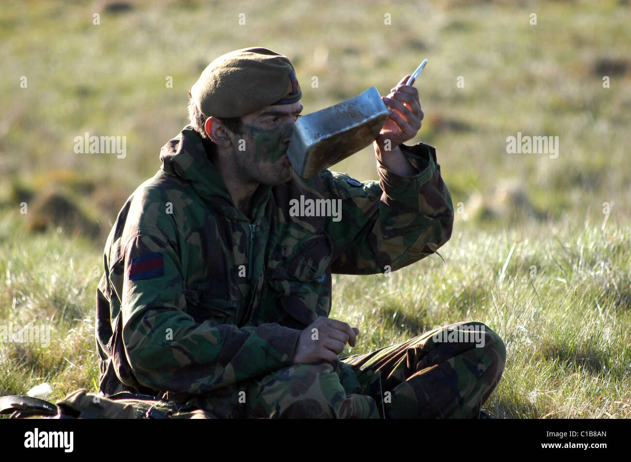 Un esercito marche sul suo stomaco e per mantenere il morale ed è importante che il cibo è buono. Foto Stock