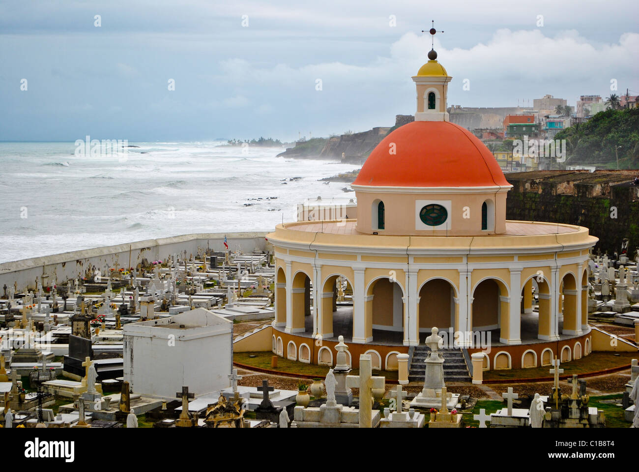 Cimitero di San Juan, Puerto Rico. Foto Stock