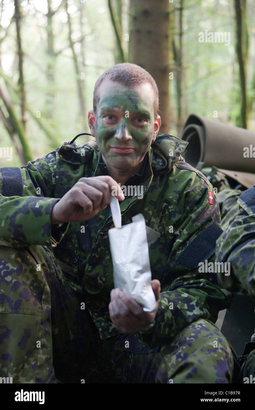Un esercito marche sul suo stomaco e per mantenere il morale ed è importante che il cibo è buono. Foto Stock
