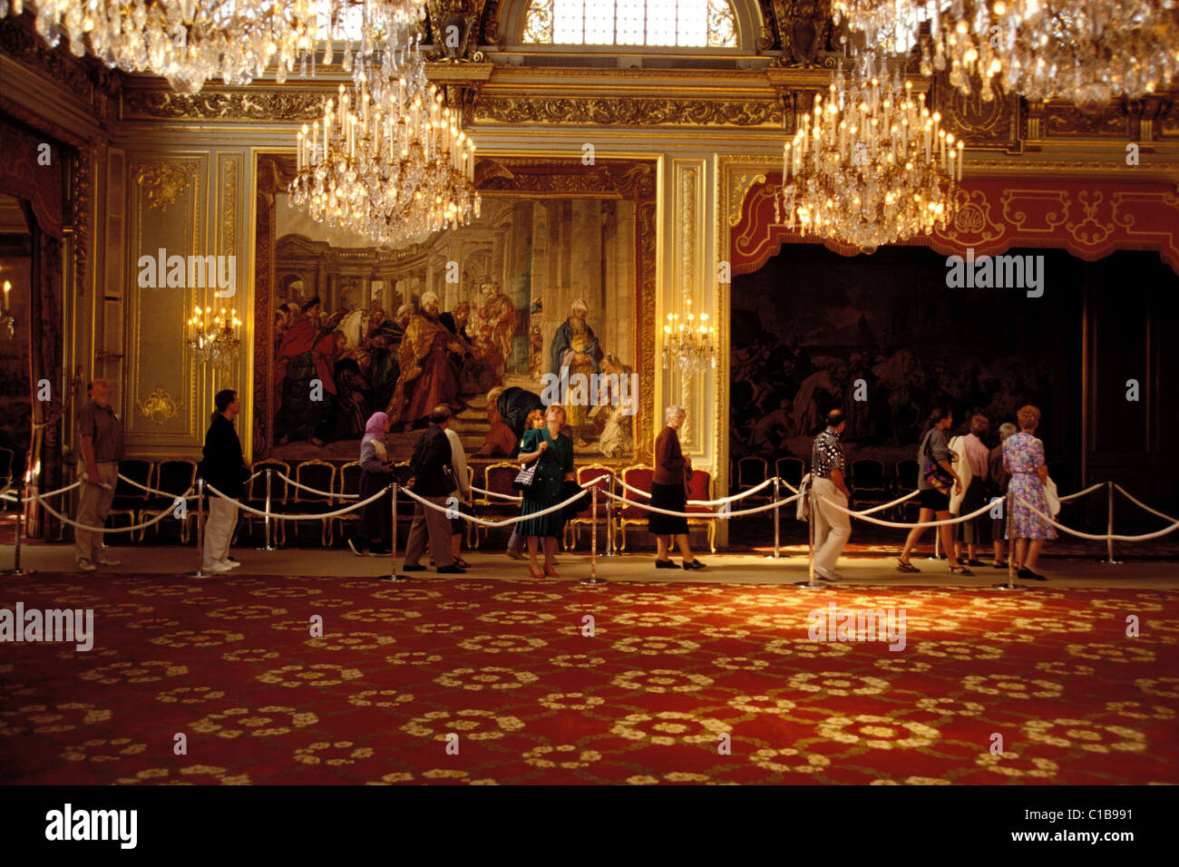 Francia, Parigi, Elysee Palace visita Foto Stock