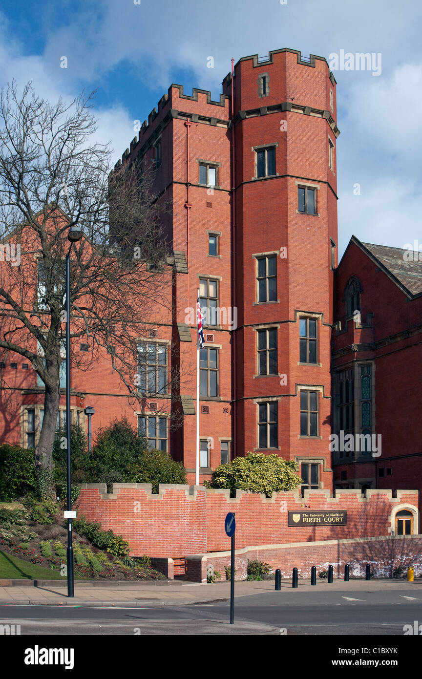 Università di Sheffield Firth corte Foto Stock