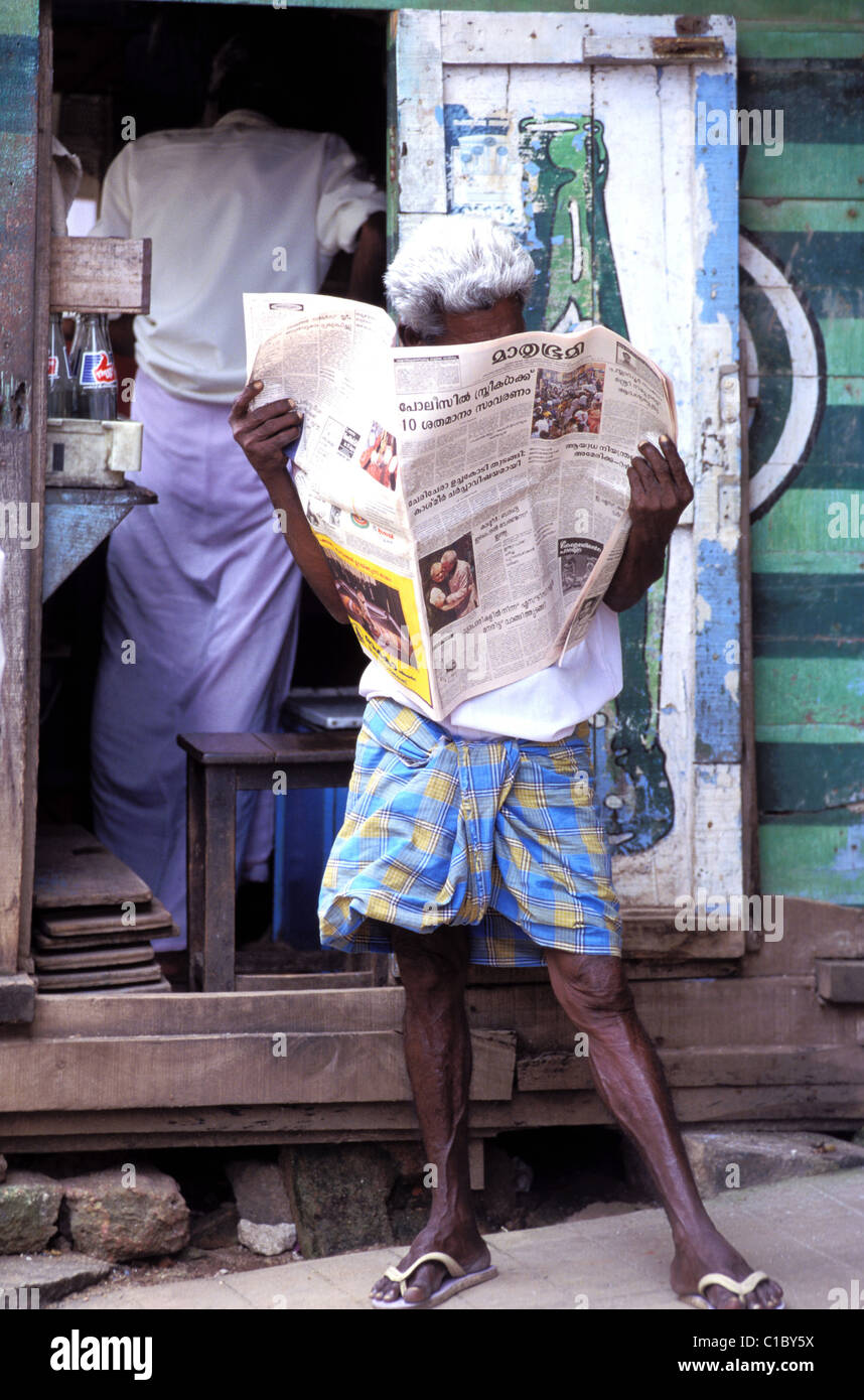 India Kerala, Cochin, quartiere ebraico Foto Stock