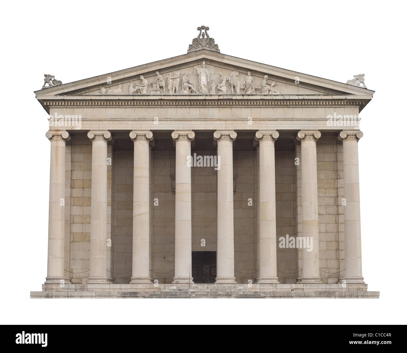 Classica architettura Greca in stile italiano Foto Stock