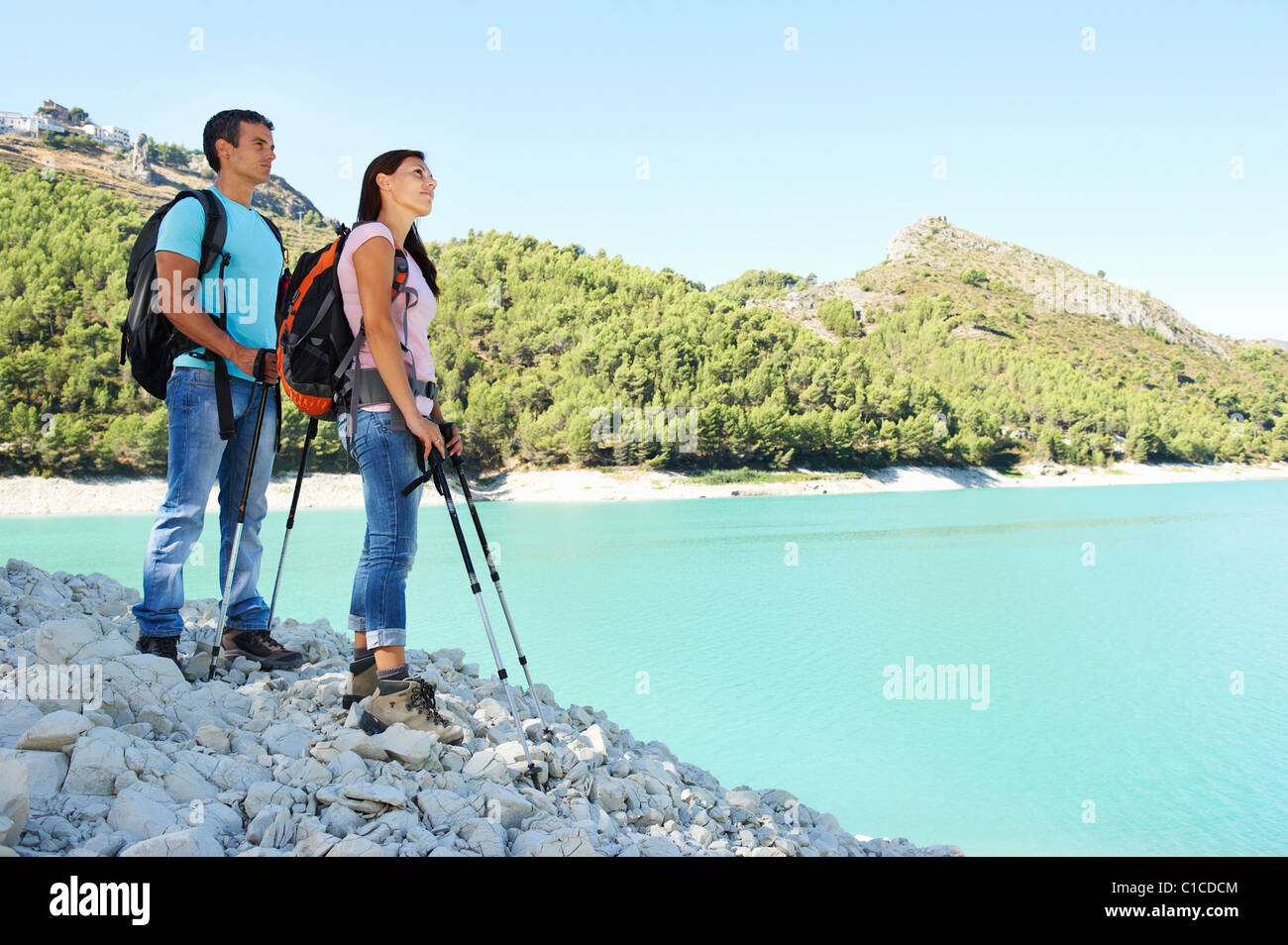 Escursionismo Foto Stock