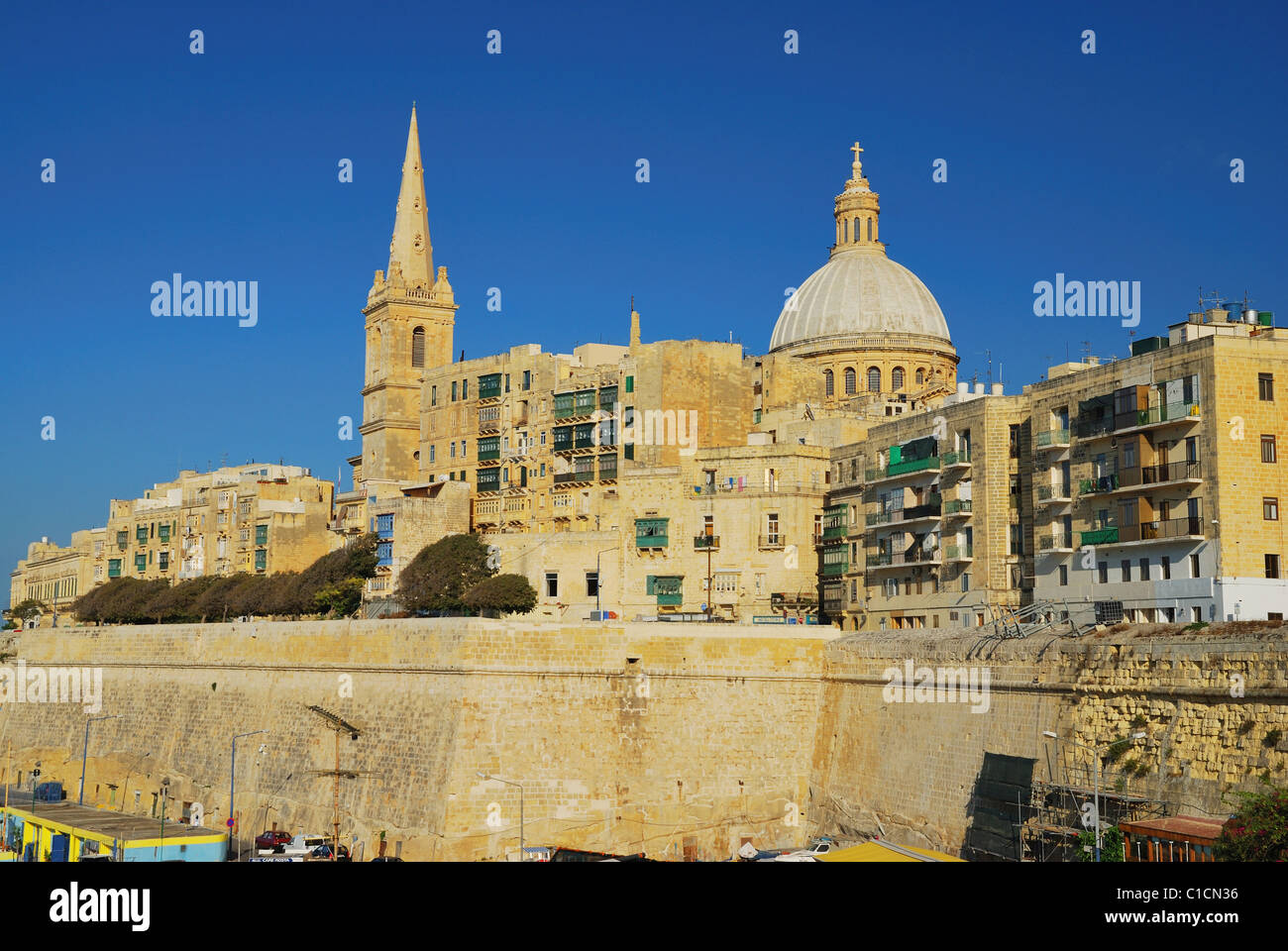 San Paolo Anglicani e la Nostra Signora del Monte Carmelo - Valletta Foto Stock