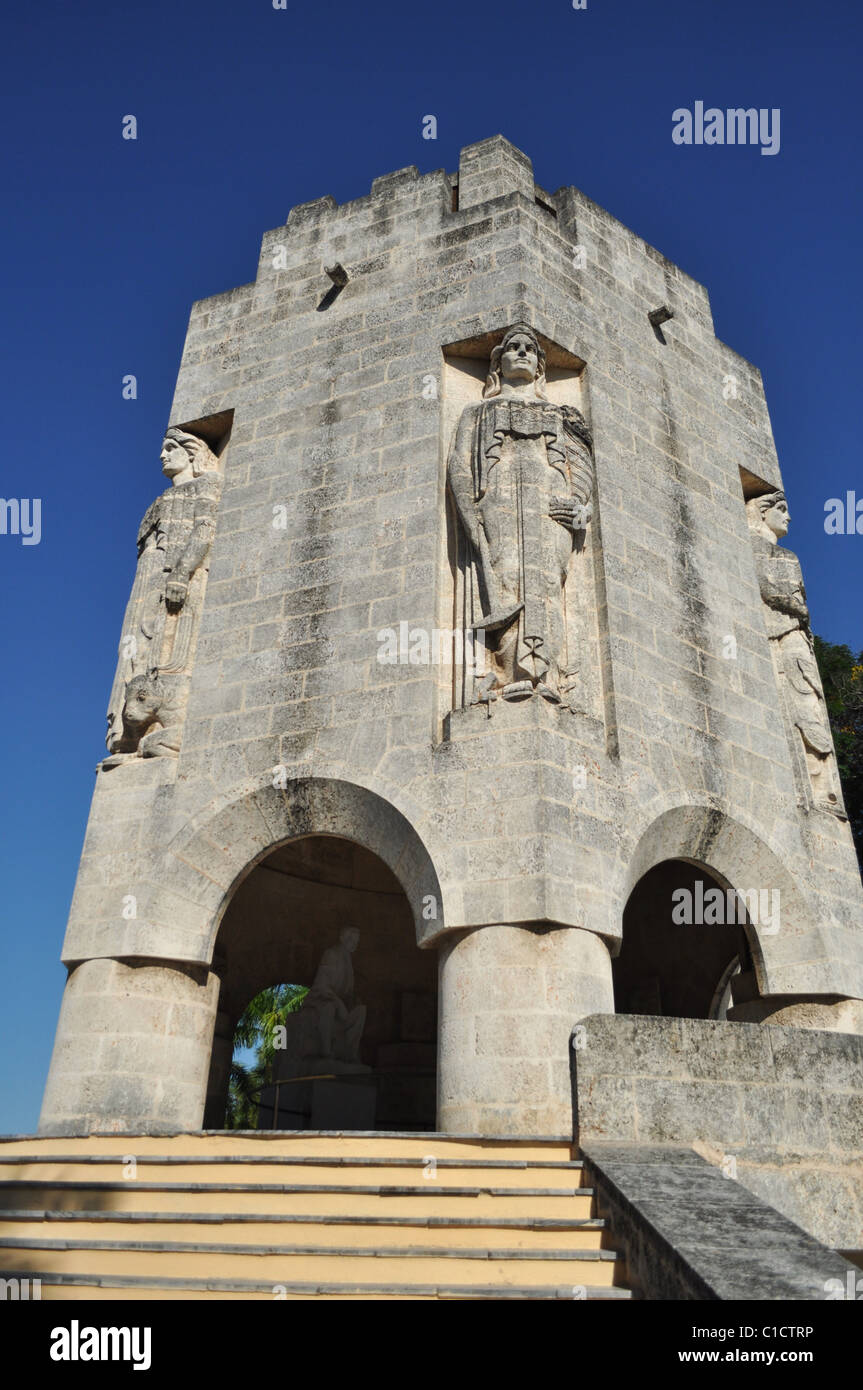 Santiago de Cuba, il cimitero di Santa Ifigenia, monumento a Jose Marti Foto Stock
