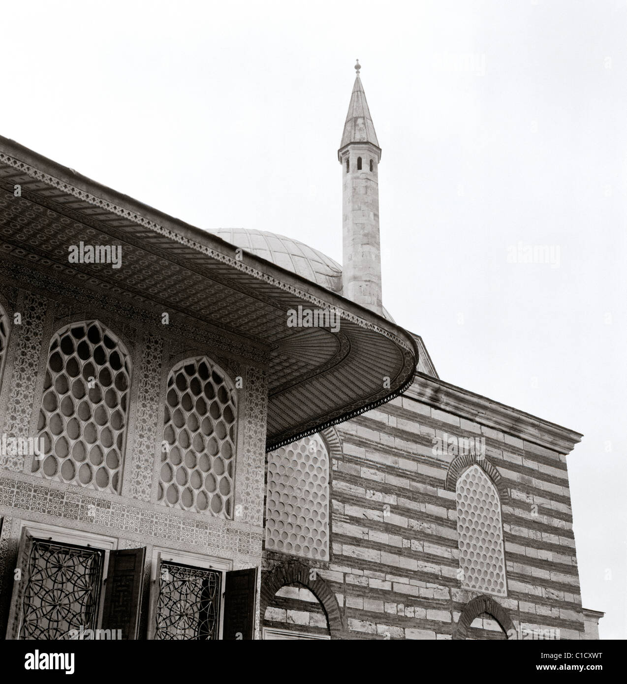 Il Twin chiosco dell'Harem del Palazzo Topkapi ad Istanbul in Turchia. Foto Stock