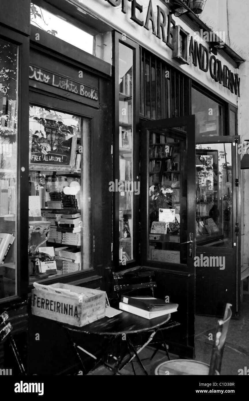 Shakespeare e la società bookstore, Parigi, Francia Foto Stock
