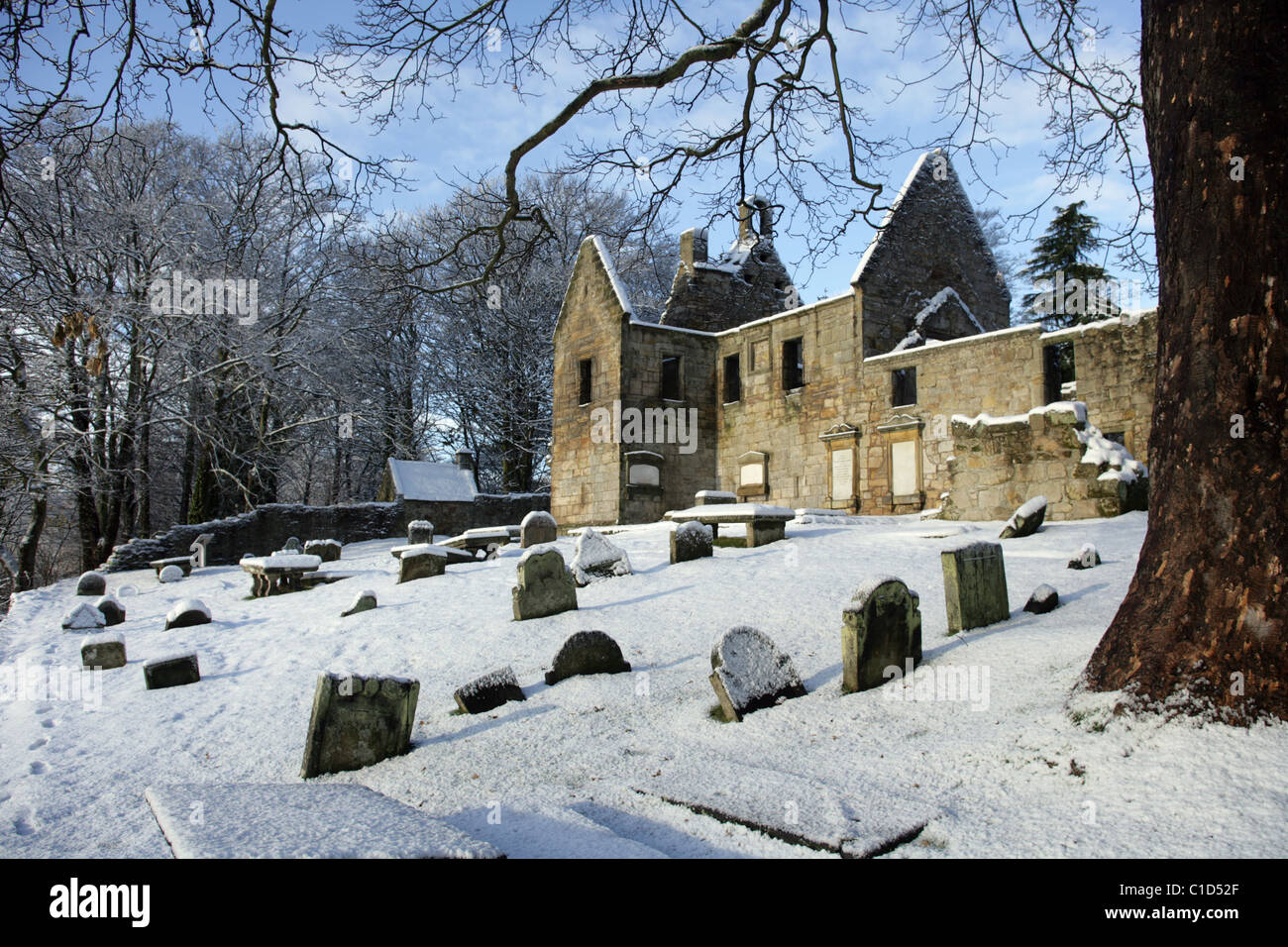 Santa Brigida's Kirk Dalgety Bay Fife Foto Stock