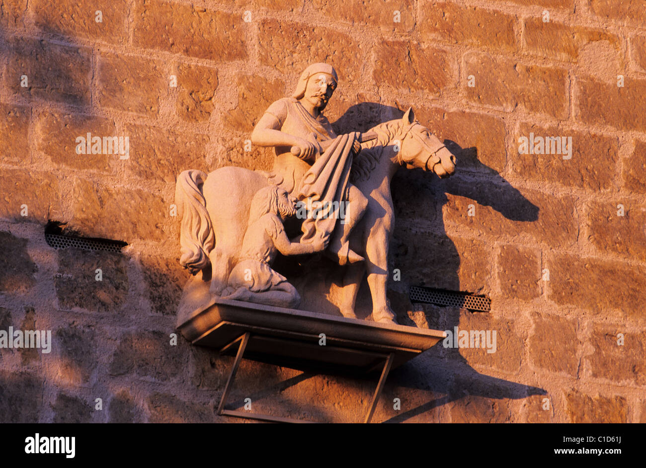 Francia INDRE E LOIRA nell'anno 372 San Martin ha trovato l' abbazia di Marmoutier a tre chilometri da Tours nel nord del Foto Stock