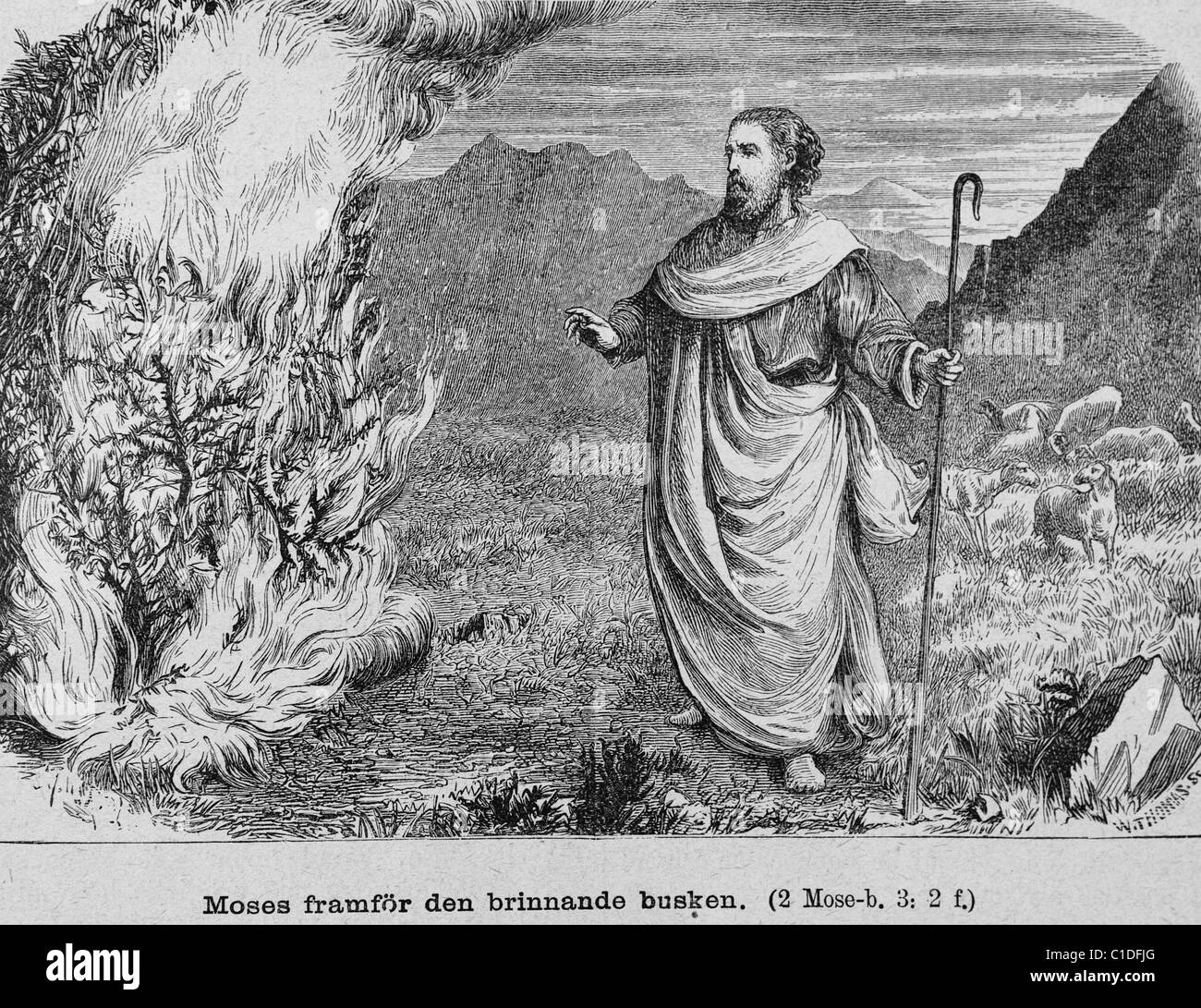 mosè e il roveto ardente