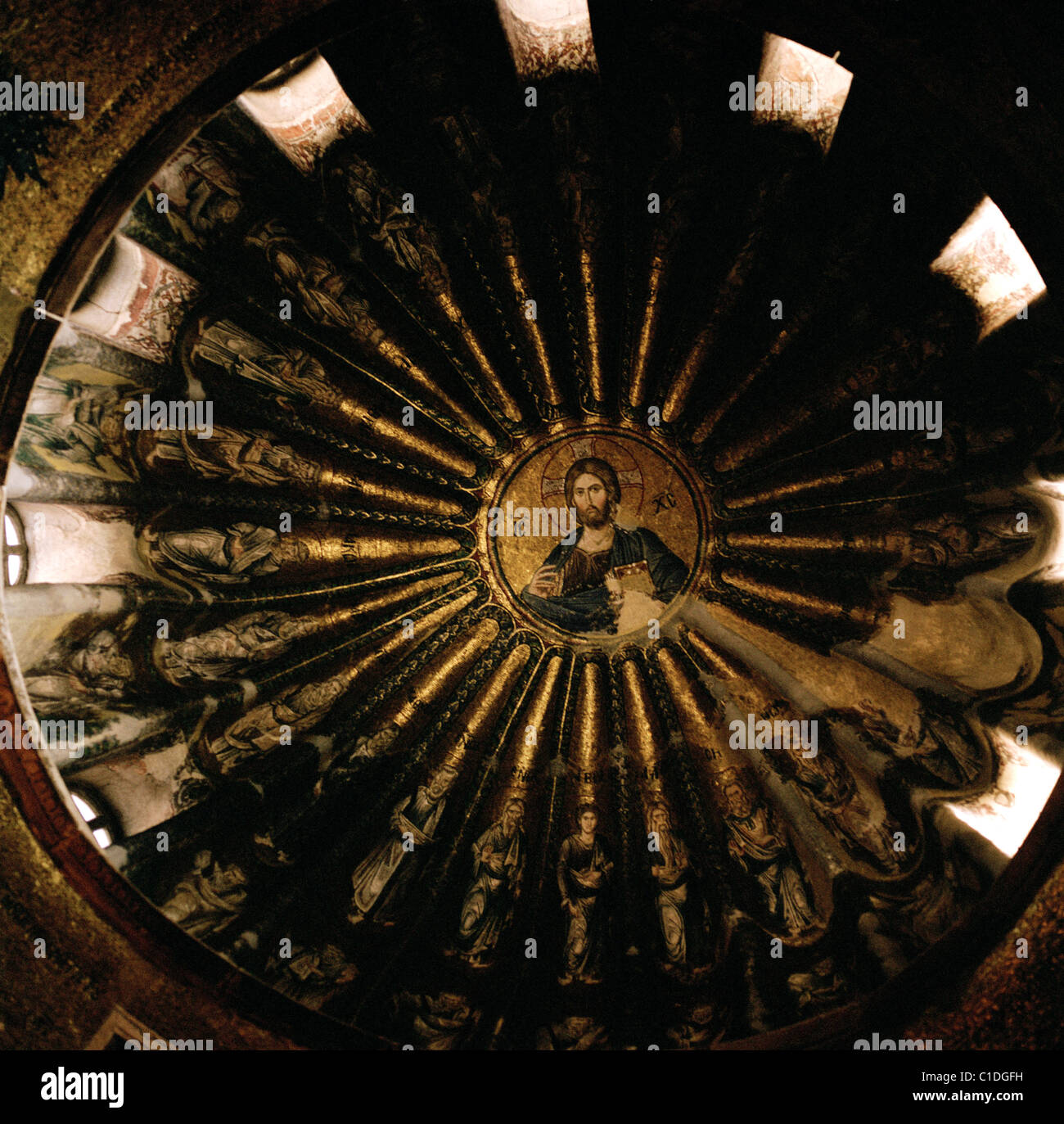 Chiesa di San Salvatore in Chora (noto anche come il Museo Kariye Muzesi [ ]) ad Istanbul in Turchia. Foto Stock