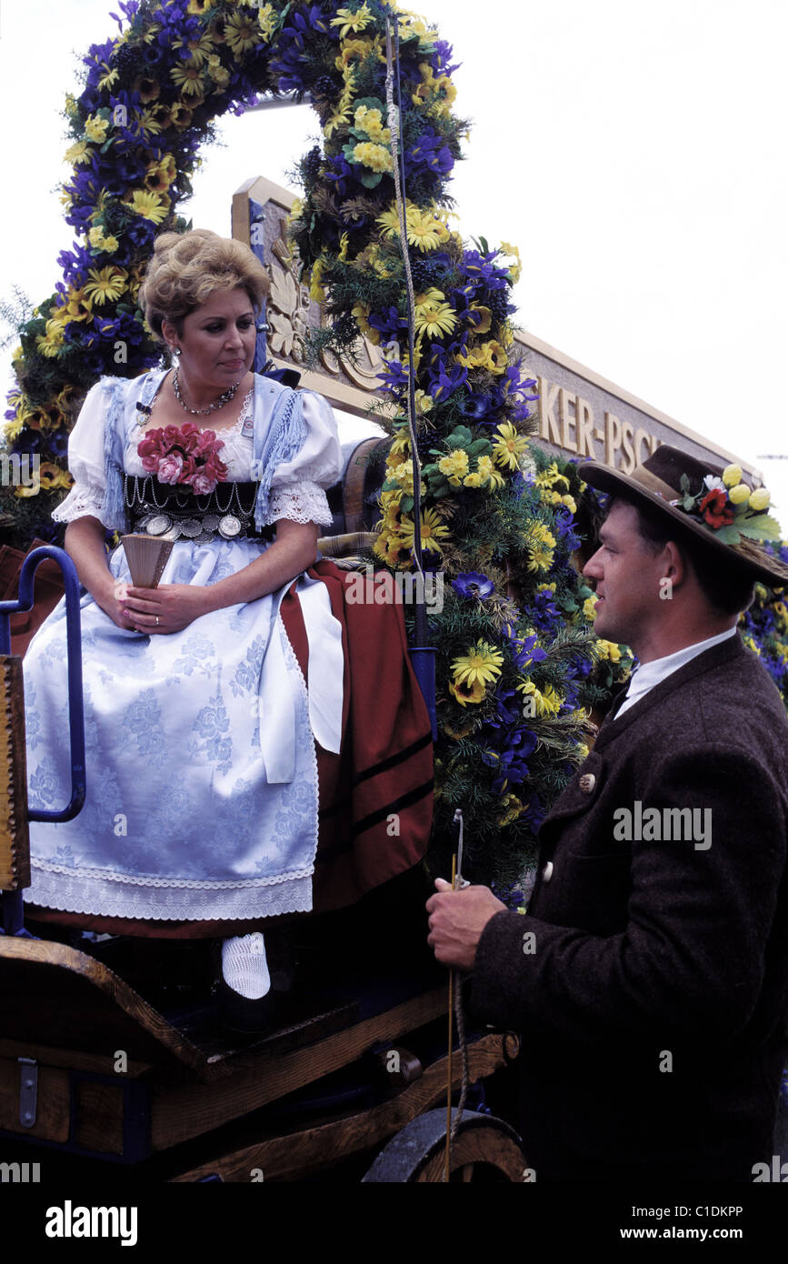 In Germania, in Baviera, Monaco di Baviera, Oktoberfest Foto Stock