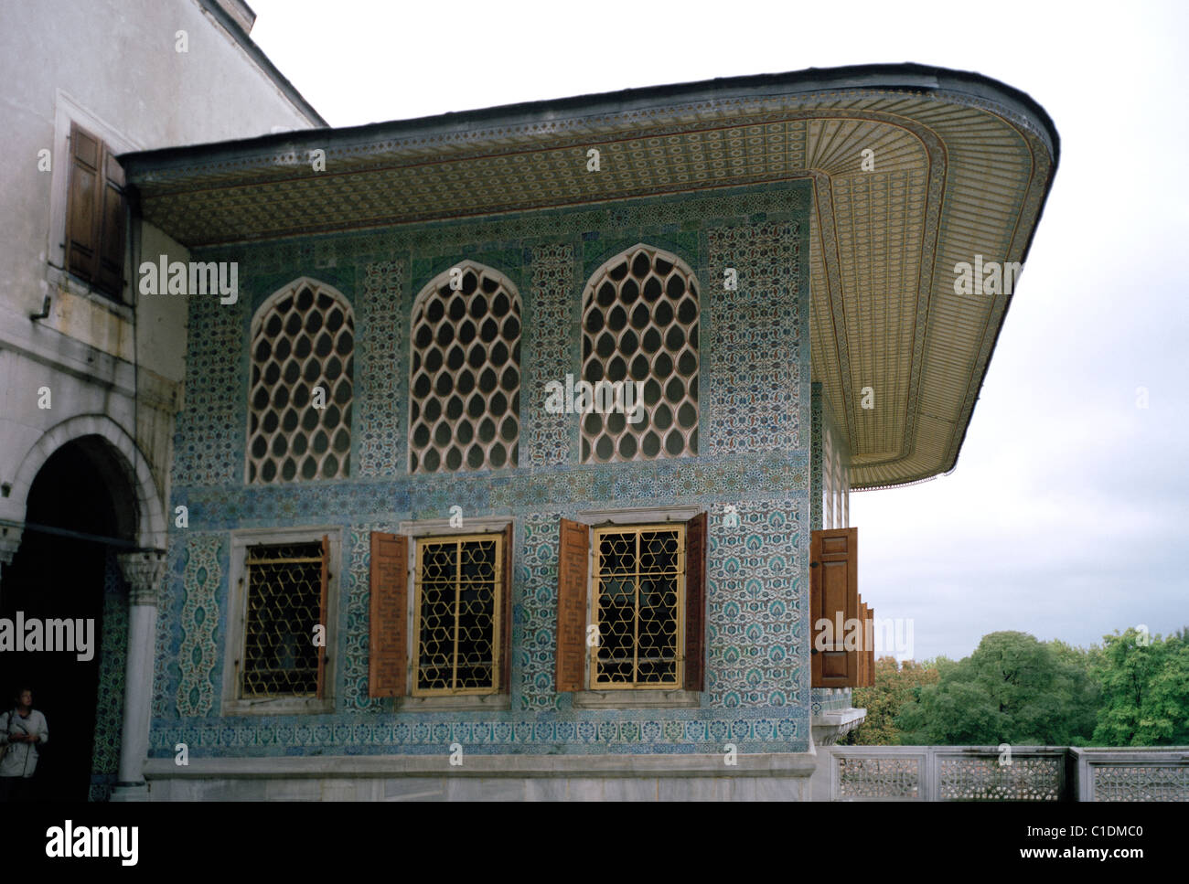 Il Twin chiosco dell'Harem del Palazzo Topkapi a Istanbul, Turchia. Il chiosco Twin è stato usato come un appartamento e camera privata Foto Stock