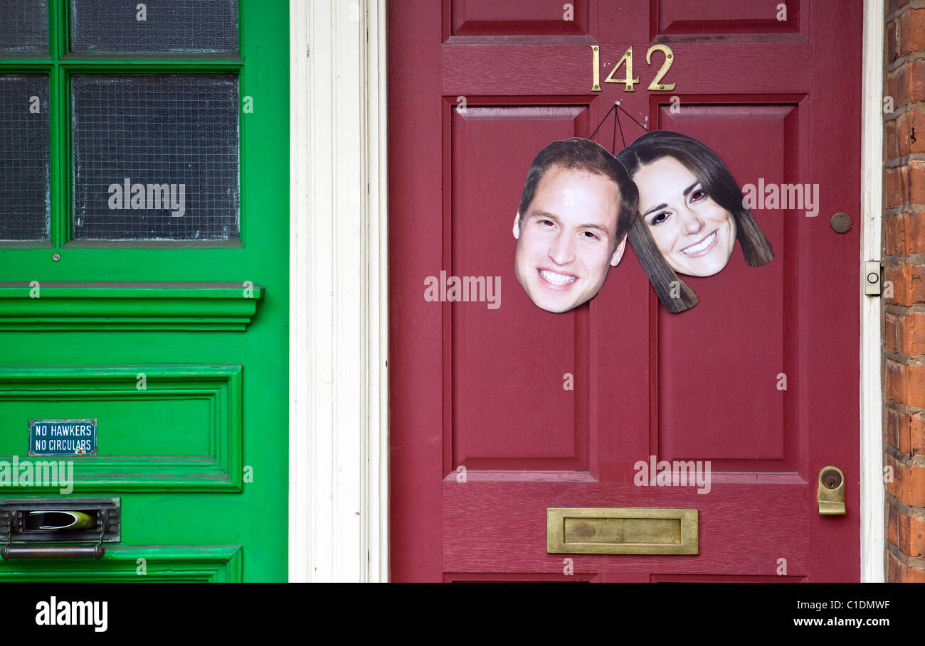 Royal Wedding Street Party Foto Stock