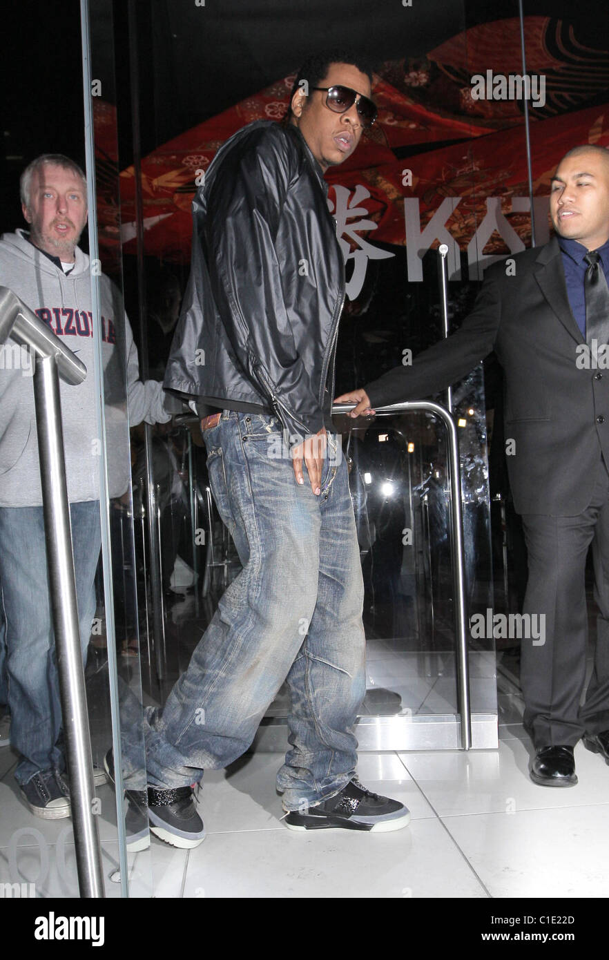 Jay-Z FOGLIE ristorante Katsuya in Hollywood Los Angeles, California - 30.04.09 Foto Stock