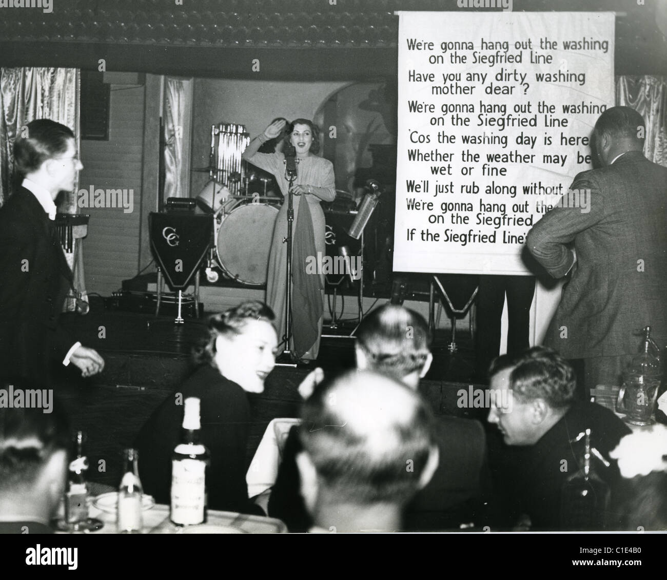 Night Club di Londra nel settembre 1939 Foto Stock