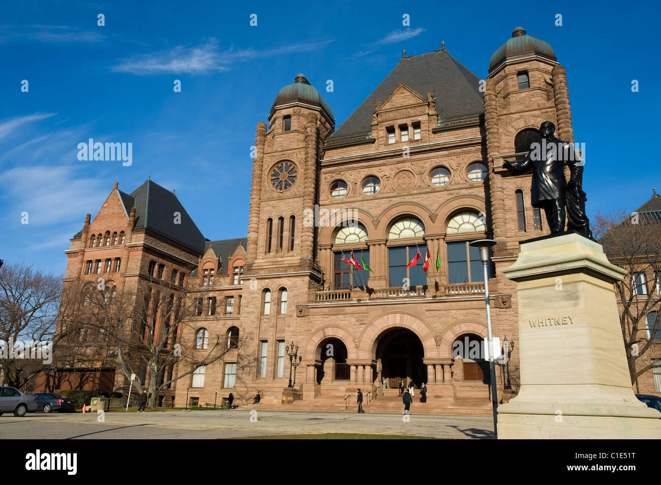 Il palazzo del Parlamento a Toronto in Canada Foto Stock