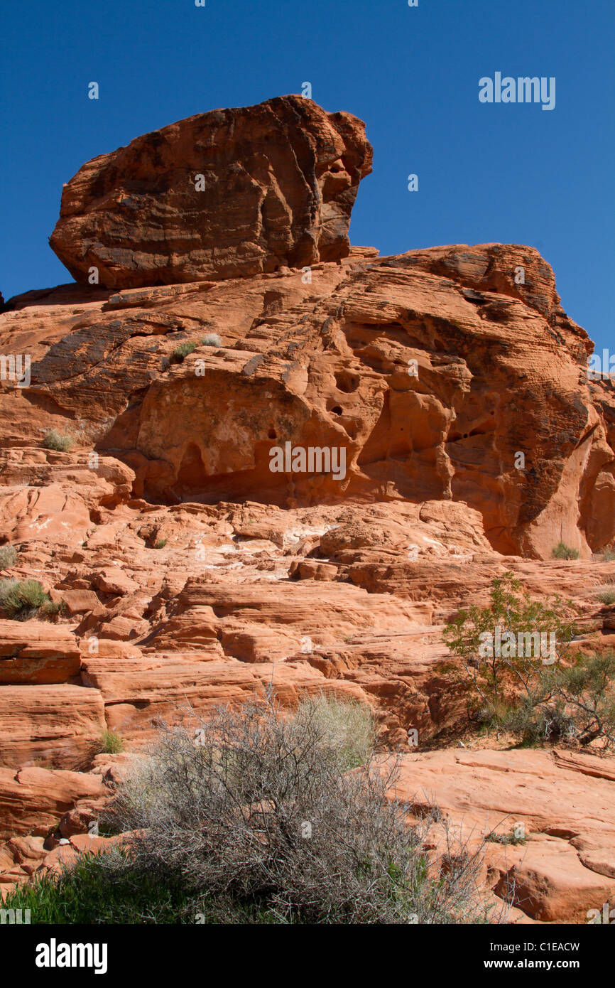 Beehive red rock formazione geologia natura Foto Stock