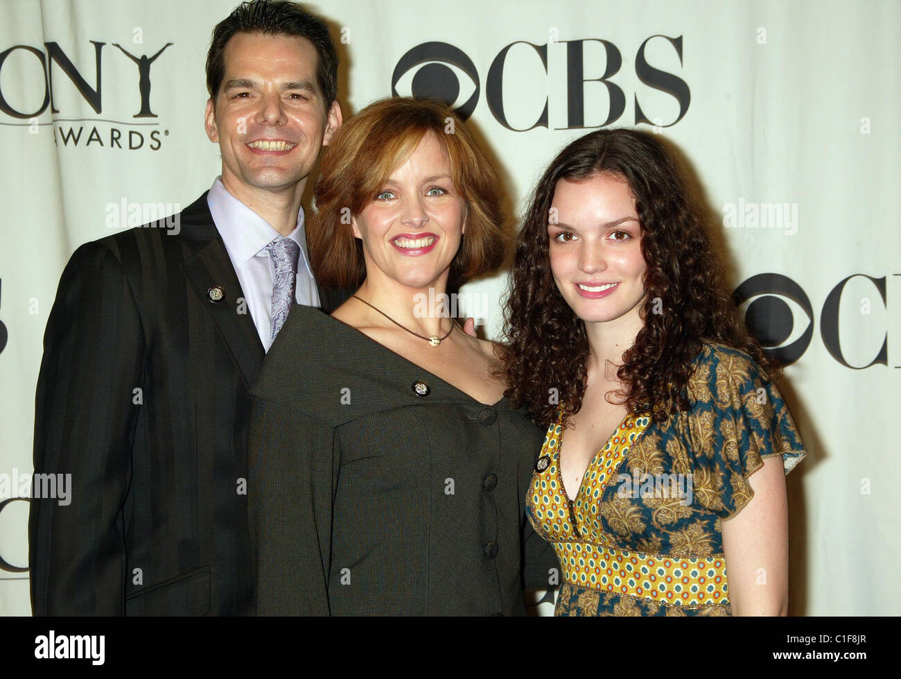 J. Robert Spencer, Alice Ripley e Jennifer Damiano il 2009 Tony Awards 'Meet le nomination' Premere il ricevimento presso il Foto Stock