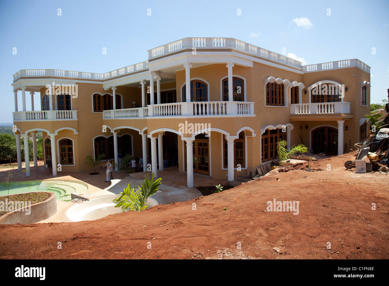 Nuovo stile Arabo immobili residenziali in costruzione Vipingo Ridge sviluppo vicino a Mombasa Kenya Foto Stock