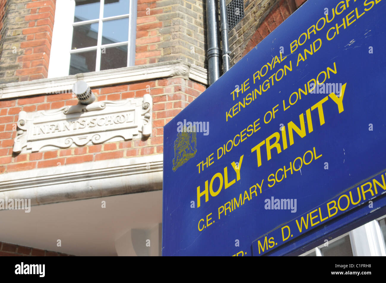 Santissima Trinità la scuola primaria di Kensington & Chelsea Borough di Londra Foto Stock