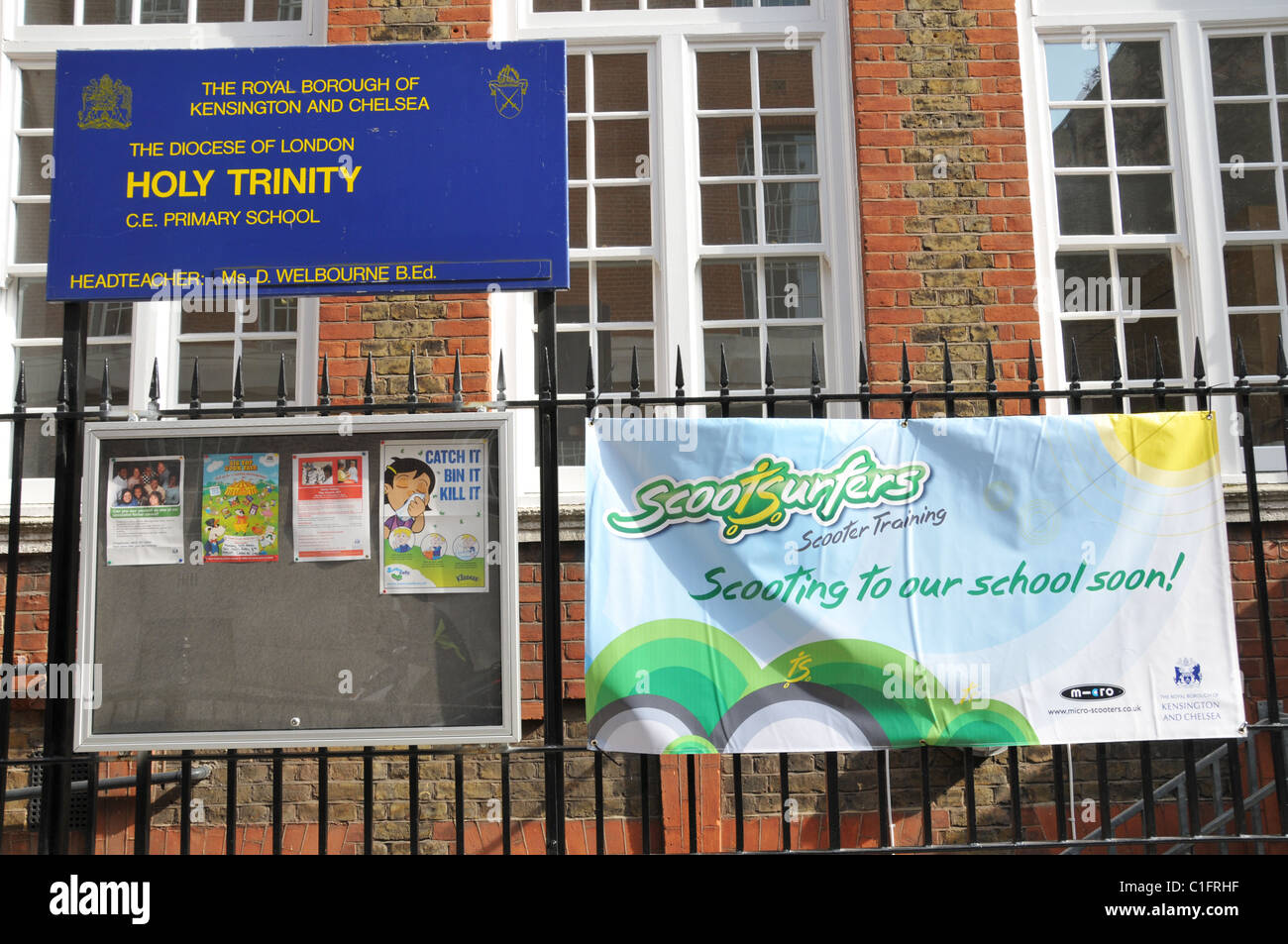 Santissima Trinità la scuola primaria di Kensington & Chelsea Borough di Londra Foto Stock