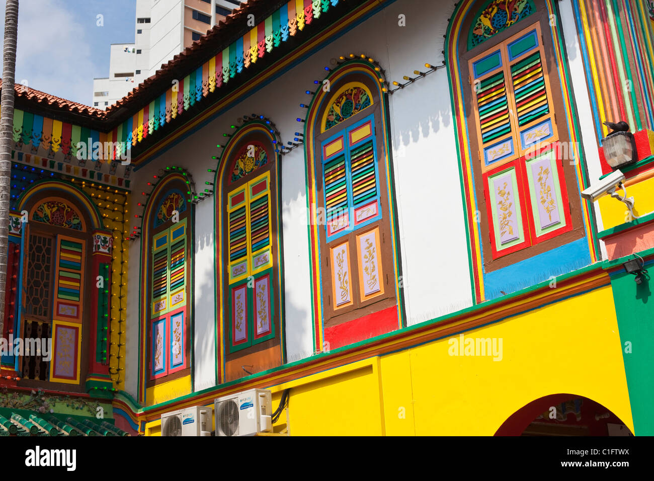 Residence di Tan Teng Niah. Little India, Singapore Foto Stock