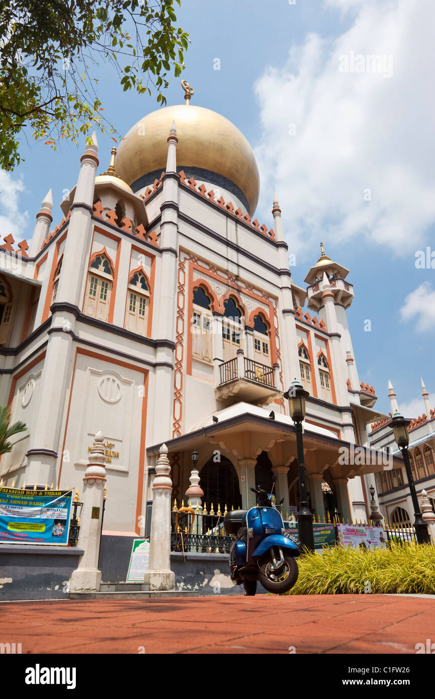 La Moschea di Sultan Kampong Glam, anche conosciuto come il quartiere arabo, Singapore Foto Stock