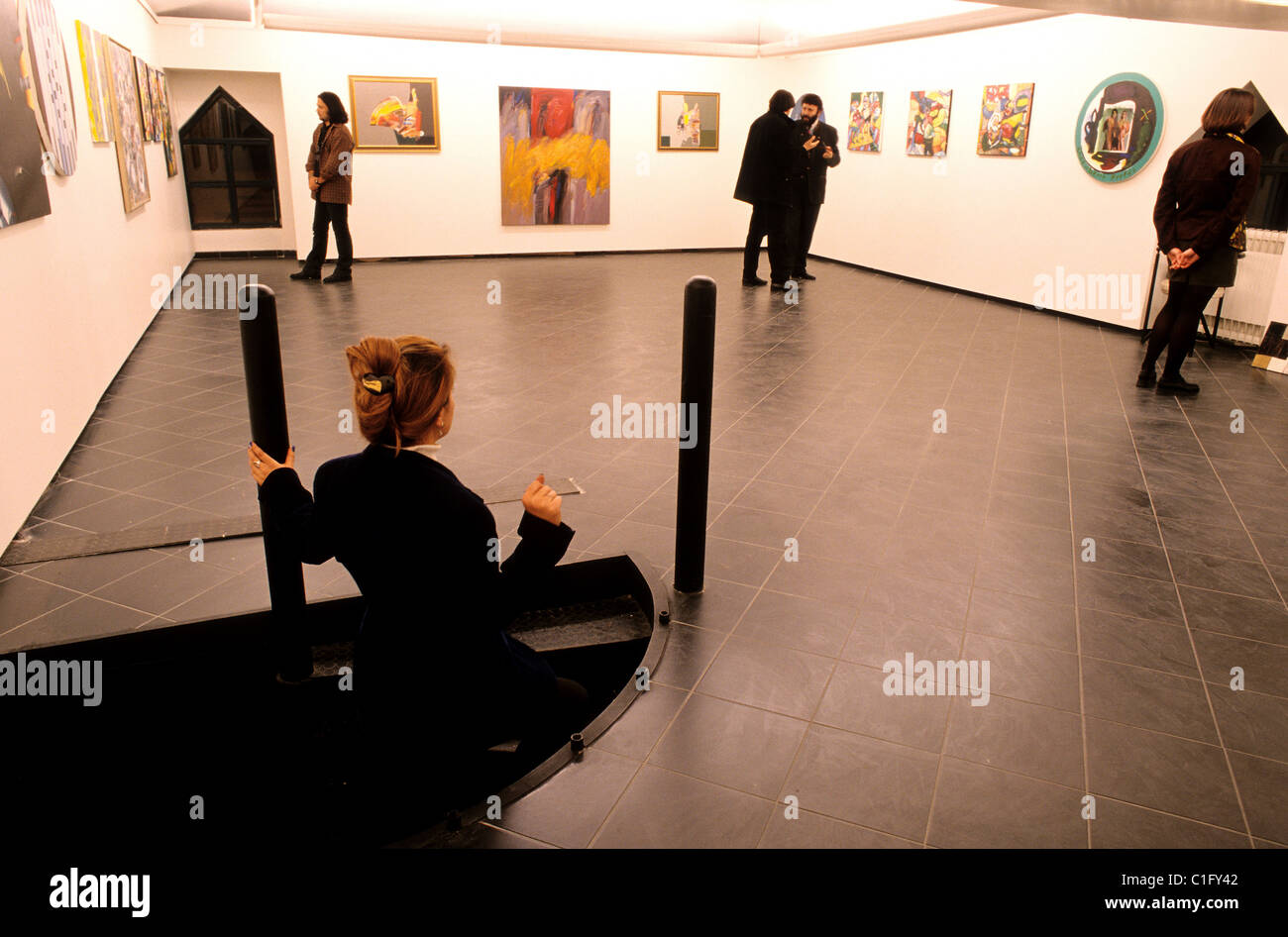 Turchia, Istanbul, una galleria di arte moderna Foto Stock